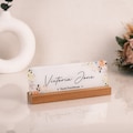Custom Office Decor | Desk Name Plate Personalized | Personalized Gifts |  Acrylic Name Plate | Gifts for Coworker | Christmas Gift for Boss