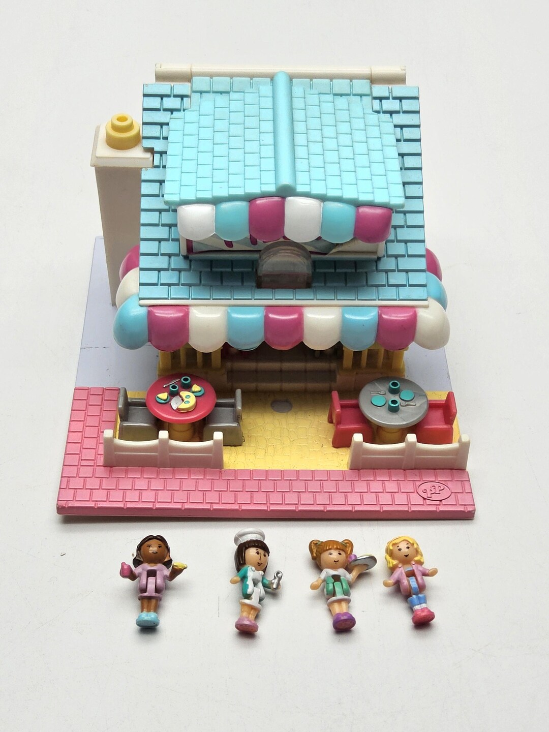 Polly Pocket Pizzeria 100% Complete (lights Working) - Etsy
