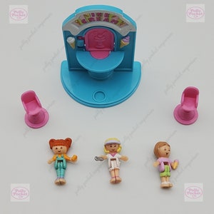 Polly pocket ice cream fun stand 100% complete