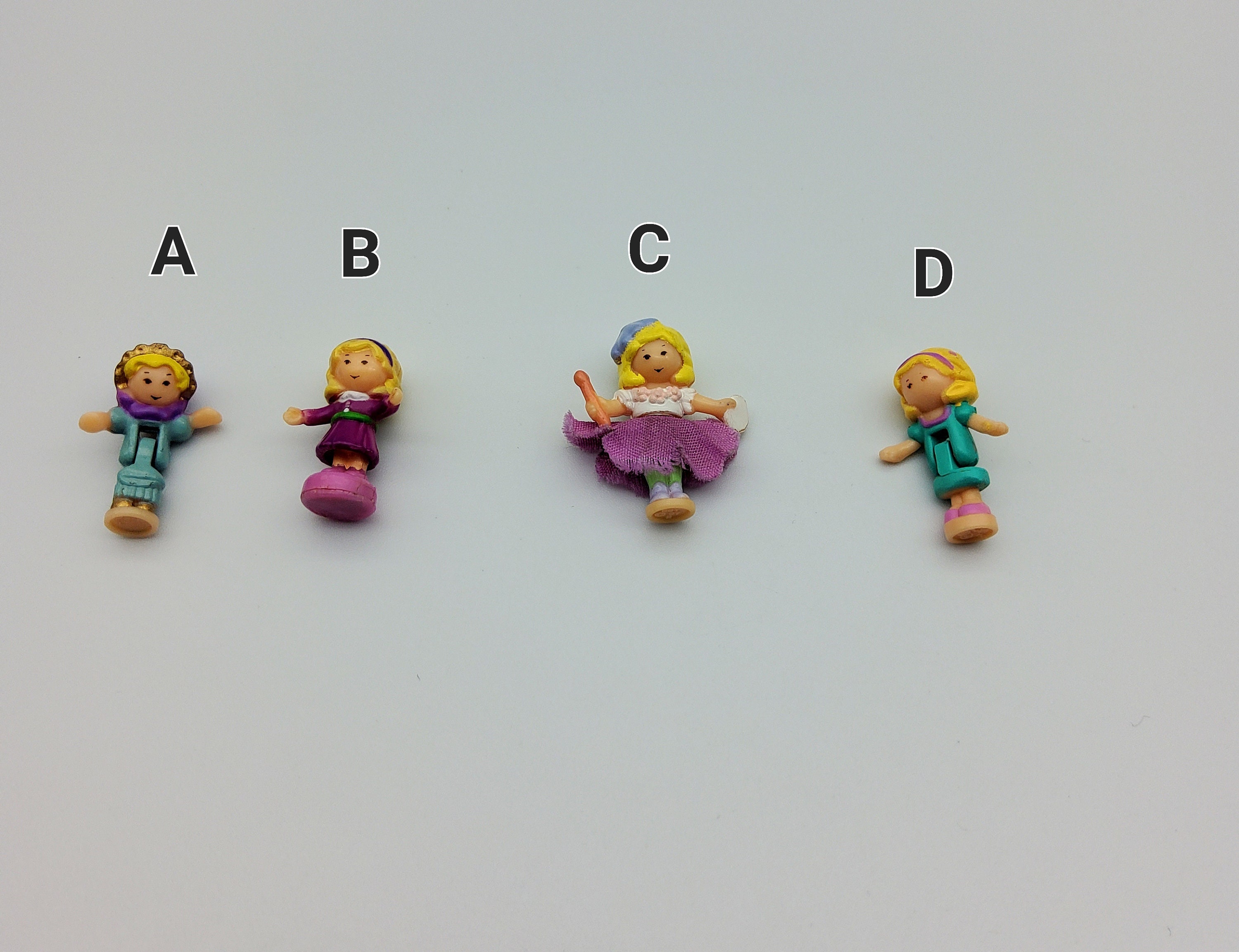 Vintage 1990s Polly Pocket Dolls & Accessories Polly Pocket Replacement  Figures, Animals Polly Replacement Pieces Mighty Max 