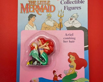 Tyco Pequena Sereia Ariel penteando o cabelo figura lacrada na embalagem original