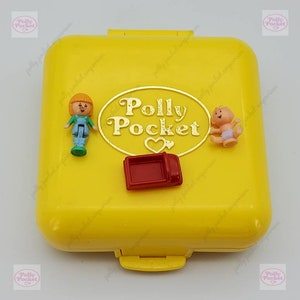 Polly pocket Midge's playschool 100% complete (yellow variation)