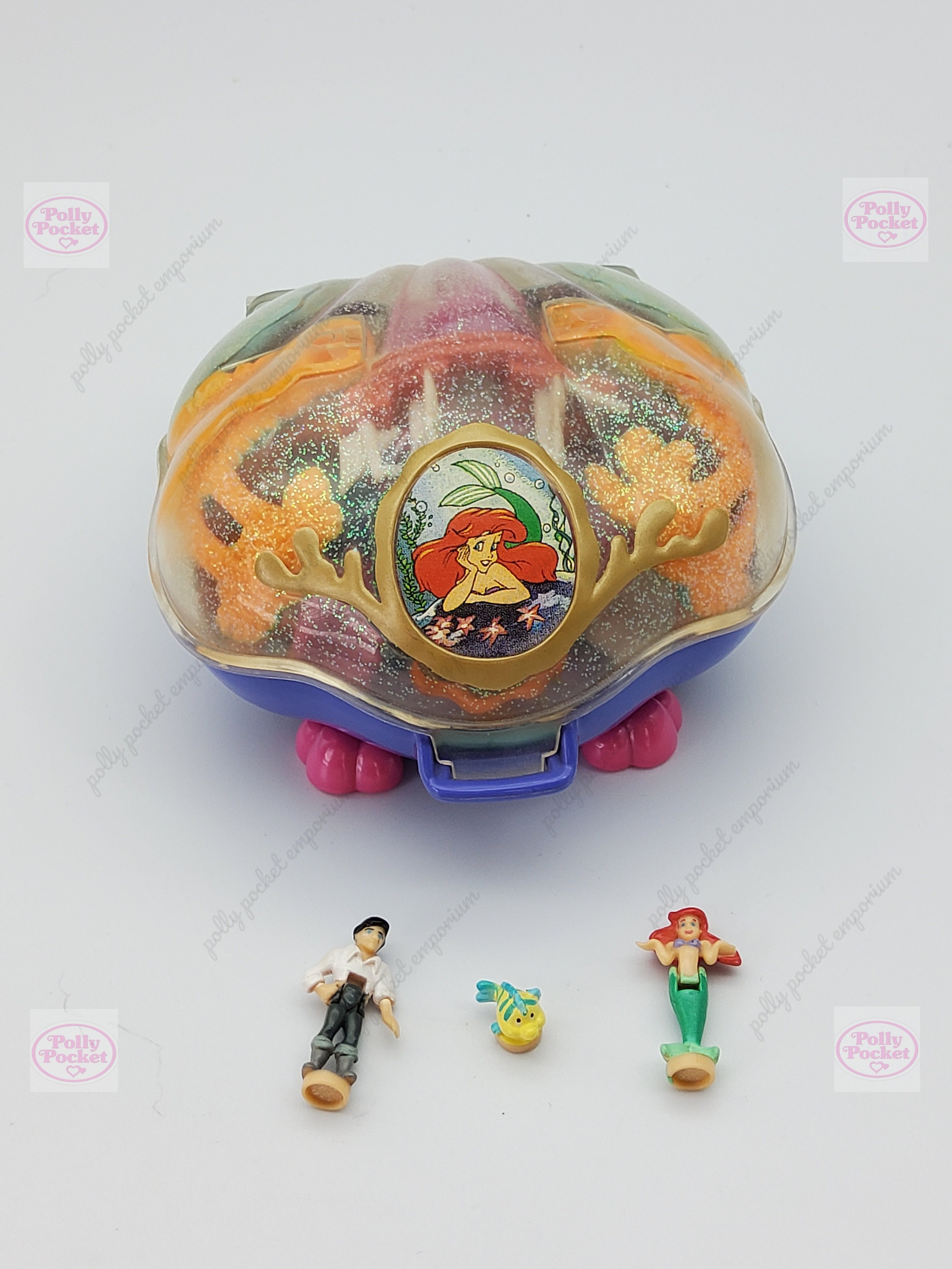 Polly Pocket mermaid castle 90s toys jouets sirènes sea