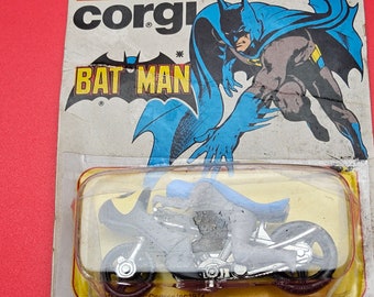 Vintage-Corgis-Batman-Motorrad, versiegelt in der Originalverpackung