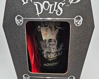 Living dead doll etched glass