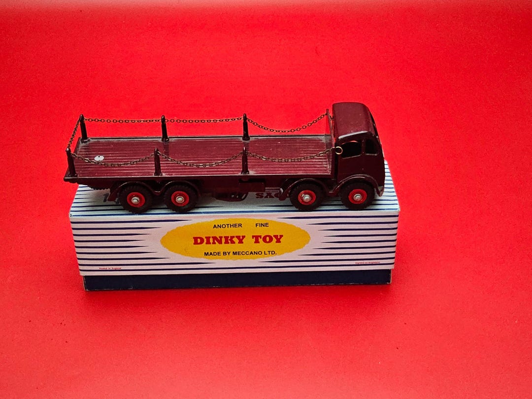 【週末セール】Dinky Toys 905 FODEN FLAT TRUCK Dinky #905 Foden Flat Truck in Original Box - Etsy