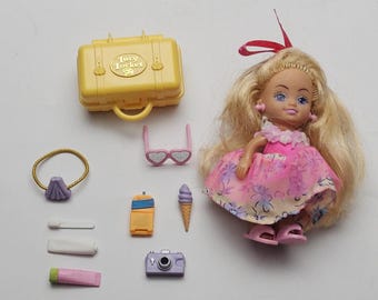 Lucy Locket / Polly Pocket Bluebird 1992 - Poupée Miniature Vintage
