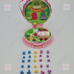 RARE variation Polly pocket birthday surprise 100% complete