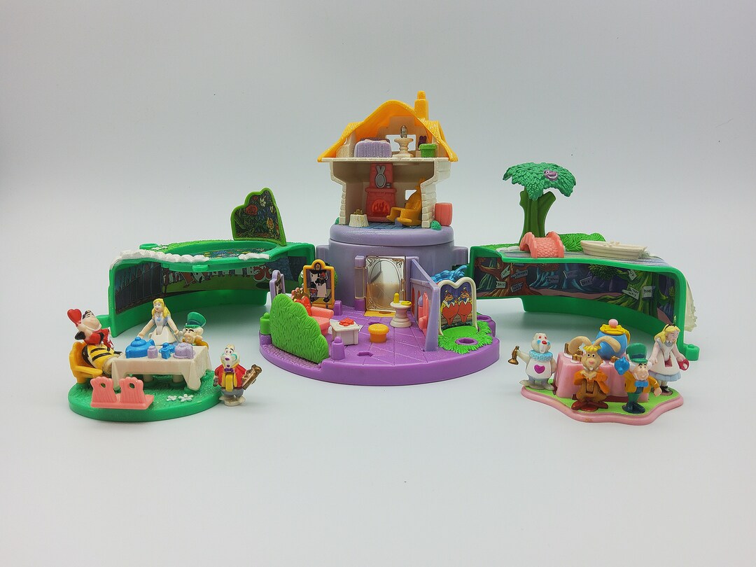 ULTRA RARE Polly Pocket Green Variation Alice in Wonderland Etsy