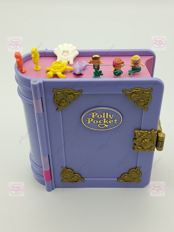 Libro di storie di avventure con sirene scintillanti Polly Pocket