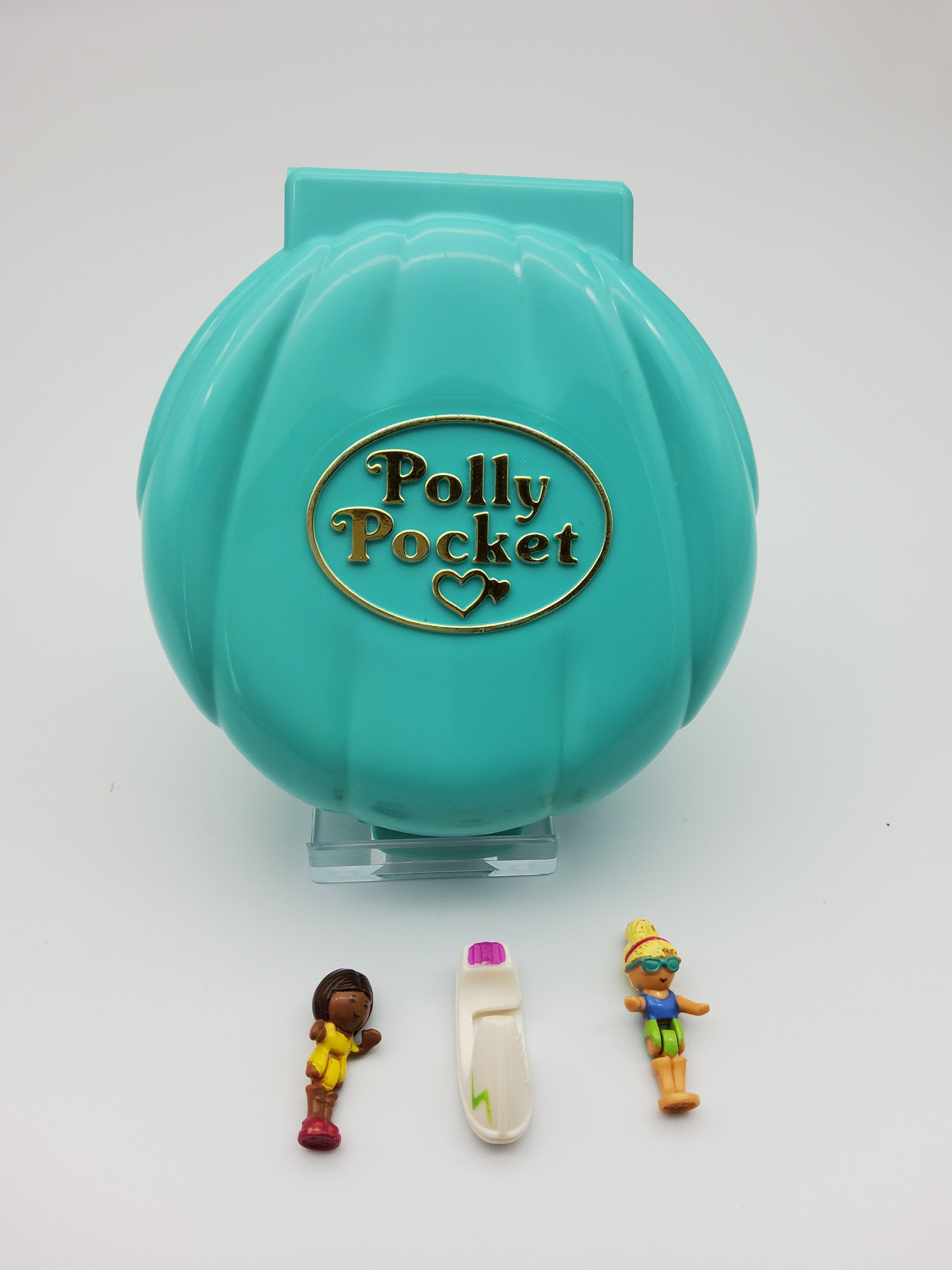 POLLY POCKET FASHION BEACH GAME 2004 NEW- OPENED BOX- SEE PICS- 2004