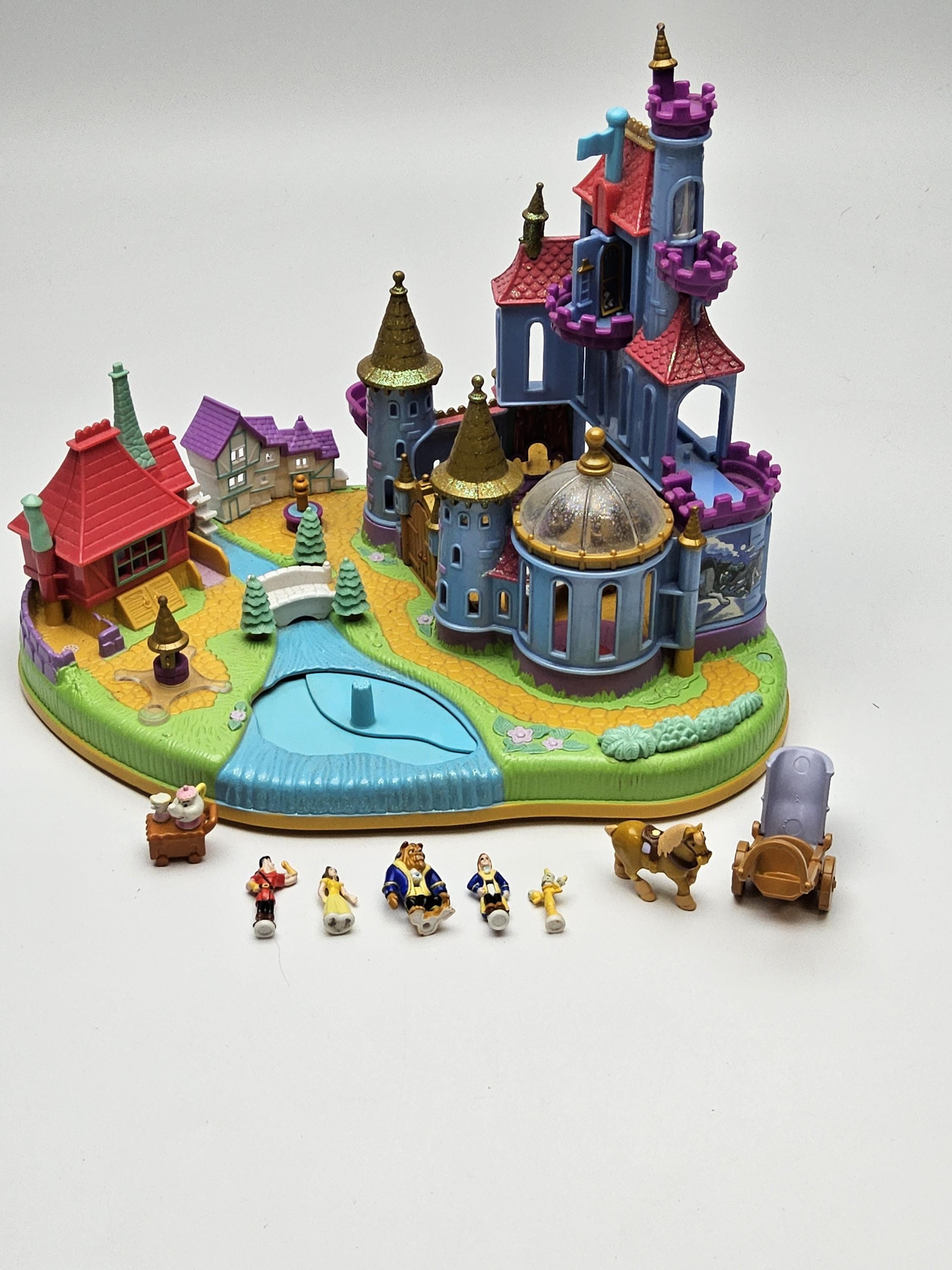 Château Polly Pocket - La Belle Et La Bête - Occasion