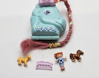 Van chevaux Polly Pocket 1994 - jouets rétro jeux de société figurines et objets vintage