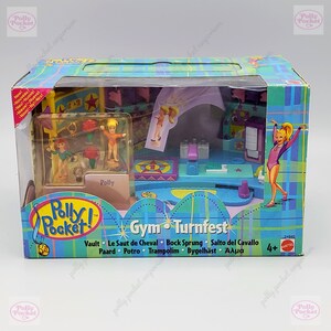 Polly pocket gym turnfest vault sealed in original packaging
