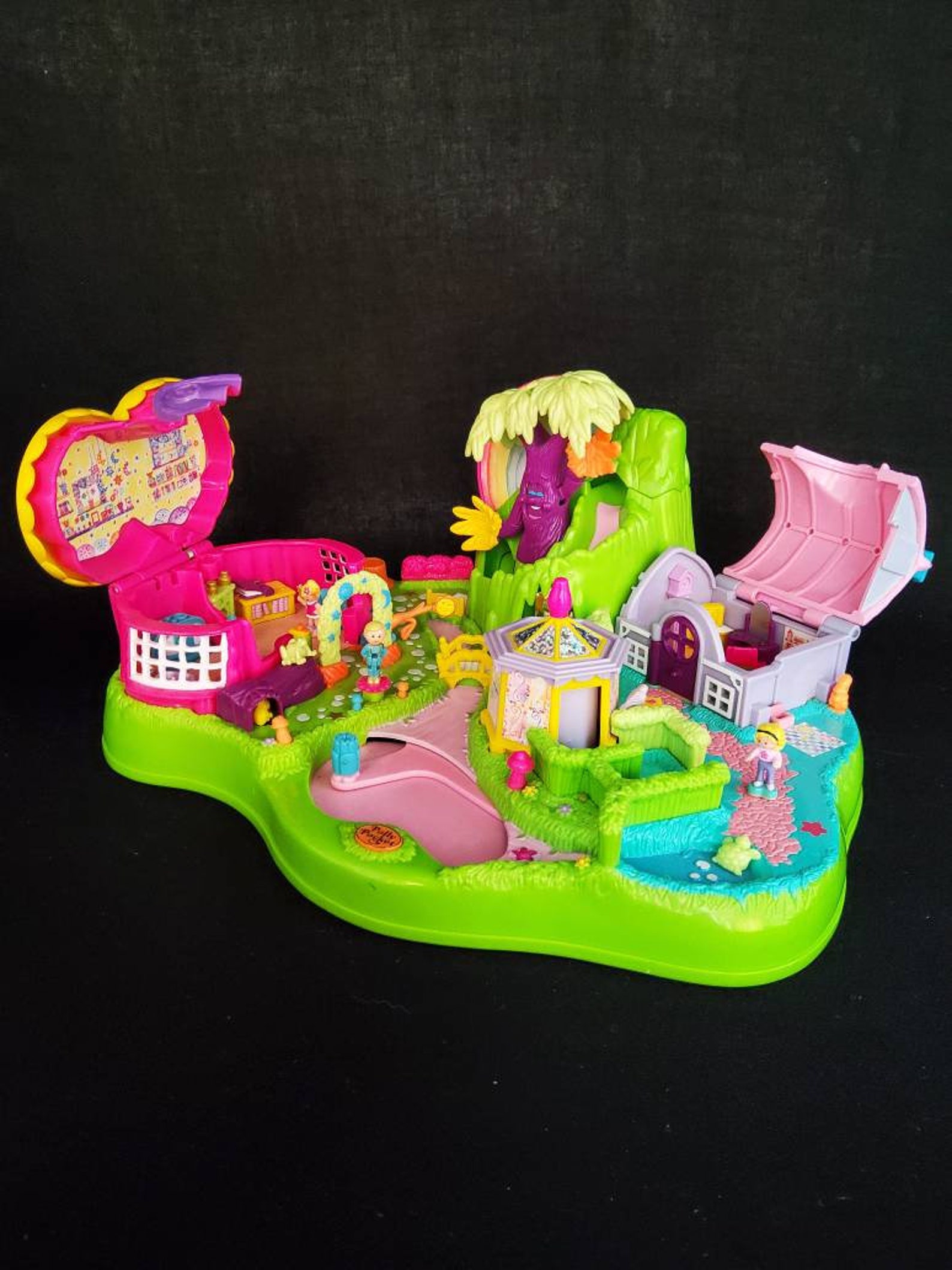 VINTAGE POLLY POCKET 1998 Cycling Action Park Playset - Mattel EUR 8,03 - FR