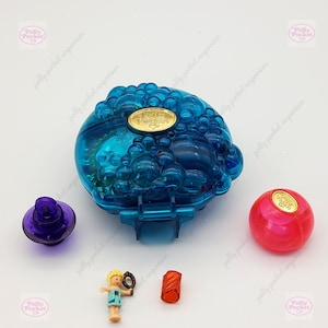 RARE polly pocket bubbly bath 100% complete