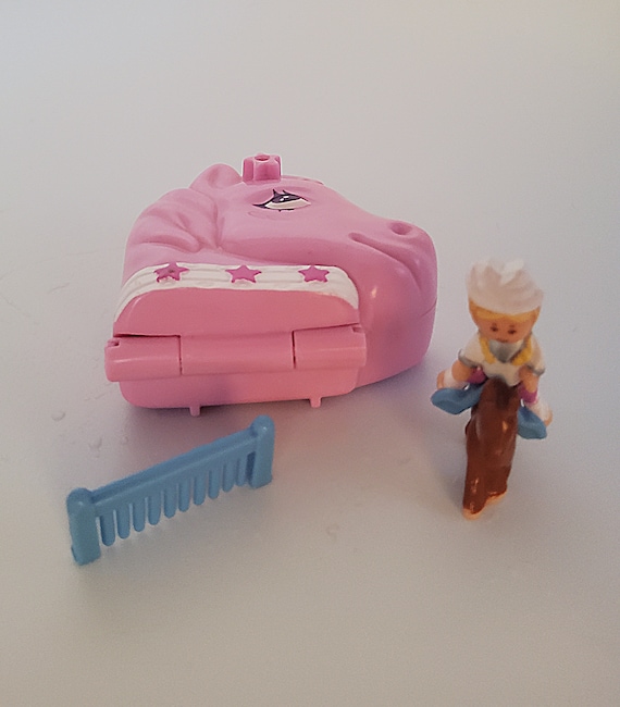 Polly Pocket Western Pony Compact With Original Doll and Horse Etsy