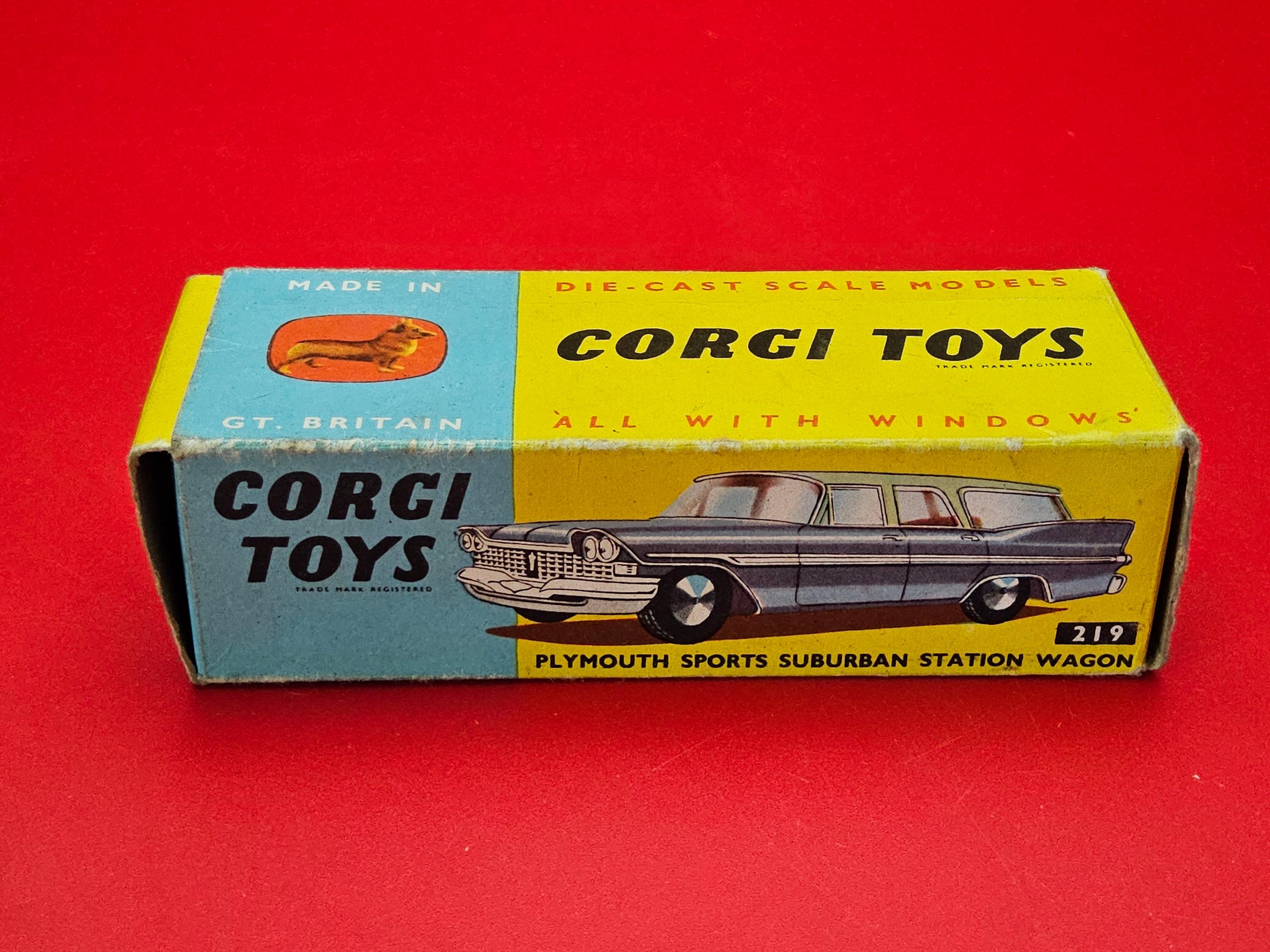 Corgi 219 Plymouth Sport Suburban Station Car With Box - Etsy