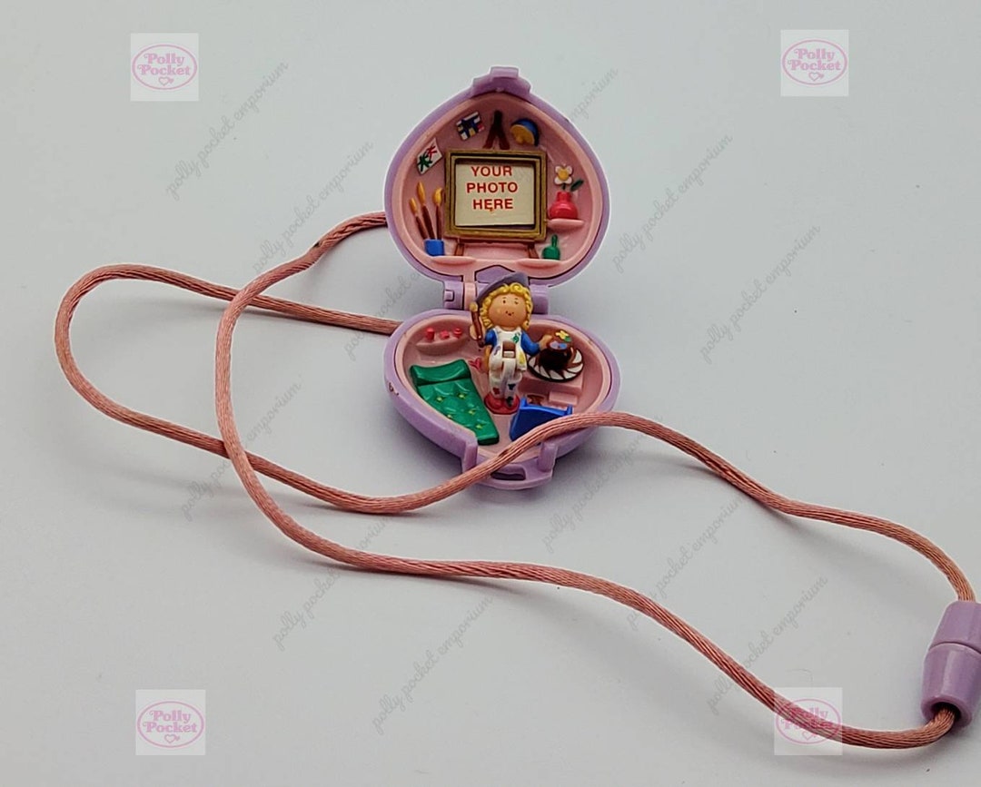 RARE Polly Pocket Pretty Picture Locket 100% Complete - Etsy