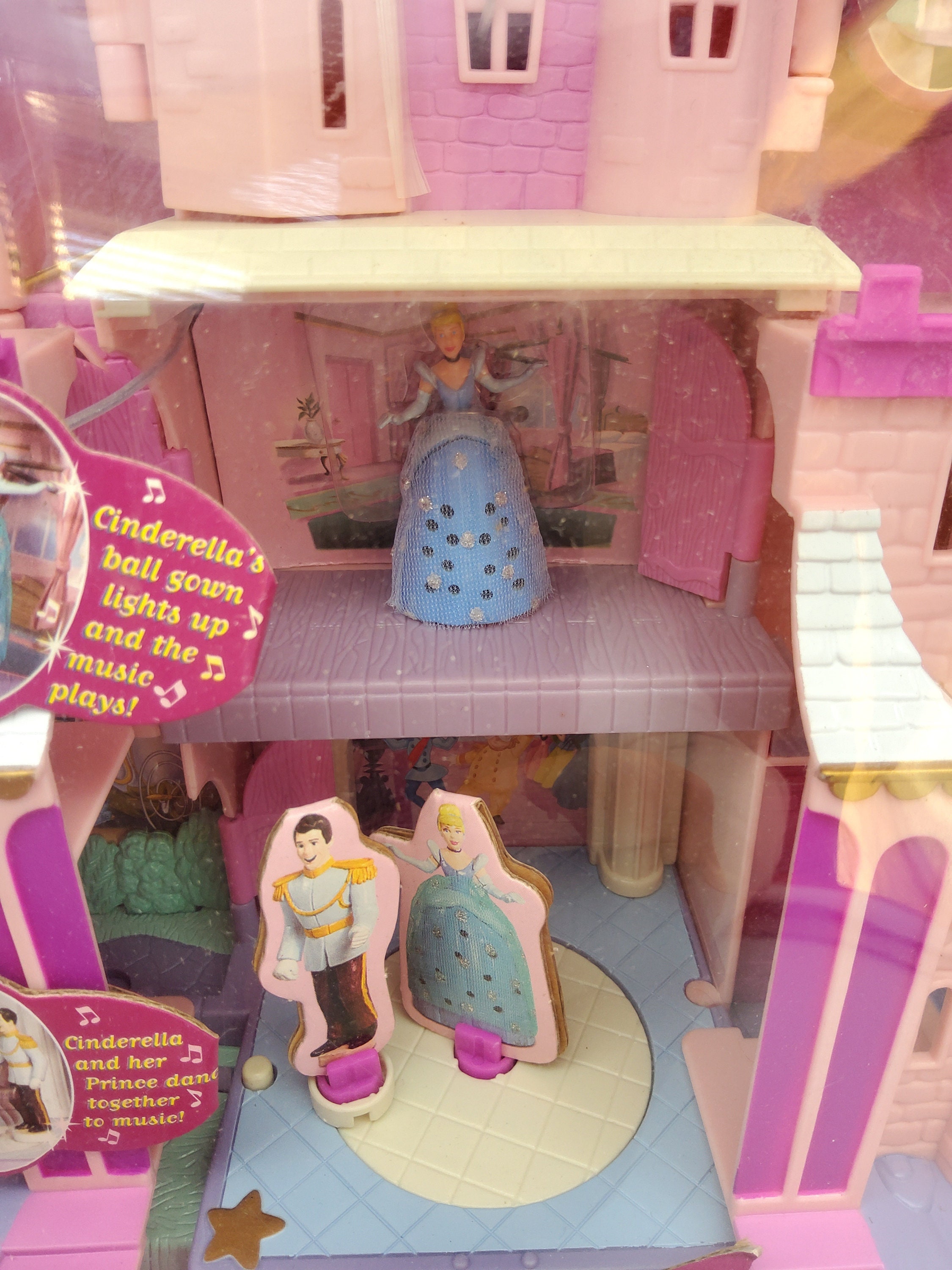 Polly Pocket Type Cinderella Magical Musical Castle in Box Etsy