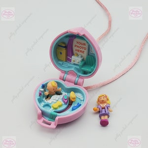 RARE Polly pocket baby and ducky locket 100% complete