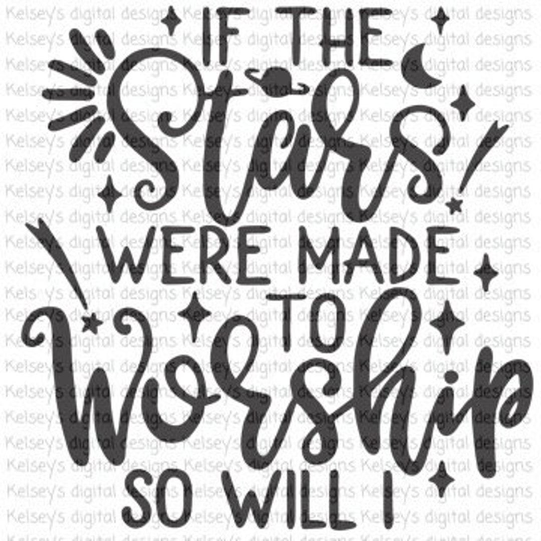 So Will I INSTANT DOWNLOAD Digital File Png White and Transparent