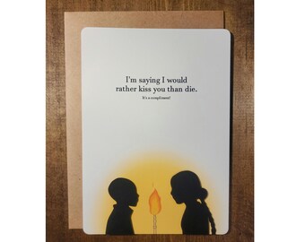 Avatar the Last Airbender Valentines Day FLAT Card Secret - Etsy