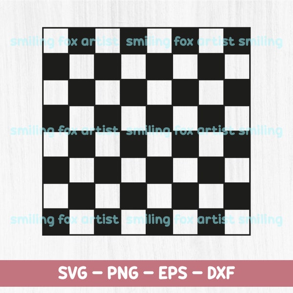 Checkerboard SVG, Cut File, Game svg, Chessboard Pattern, Board Game Design, PNG Clipart, EPS, dxf, Cricut, Silhouette, Digital