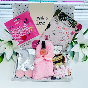 COSY socks ladies gift box, pink Pamper hamper for her, Ladies birthday gift, thank you gift personalised ladies gift Ladies letterbox gifts