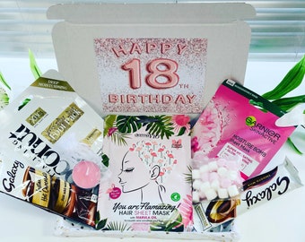18th Birthday Gift girl, Gifts for her, Gifts for 18th, Personalised 18th birthday gift, spa gift box, Unique 18th birthday gift, 18th,