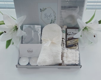 Bridal Pamper Box, Gift For Bride, Bridal Shower Gift, Brides Letterbox Gift, Brides Surprise  Gift, Bride Box, Personalised Bride Gift Box