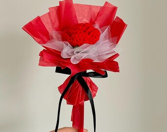 HECHO A MANO - Rosas y nomeolvides de crochet