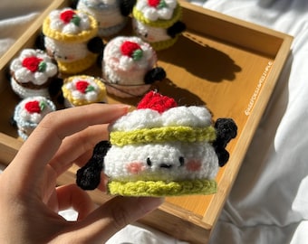 Macarons Pochacco hechos a mano (CROCHET)