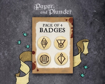 Insignias del Gremio de Ladrones, The Elder Scrolls V: Skyrim, Paquete de 4 Marcas de las Sombras