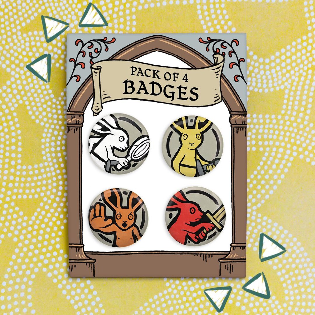 Rabbit Badges , Kingdom Come: Deliverance II , Pack of 4 - Etsy