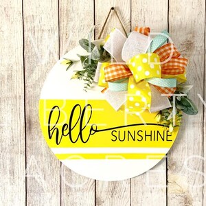 Front Door Hanger, Spring Door Hanger, Spring Door Wreath, Summer Door Hanger, Hello Door Hanger, Front Door Wreath, Spring Wreath