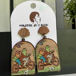 Frog and Toad Dangle Earrings