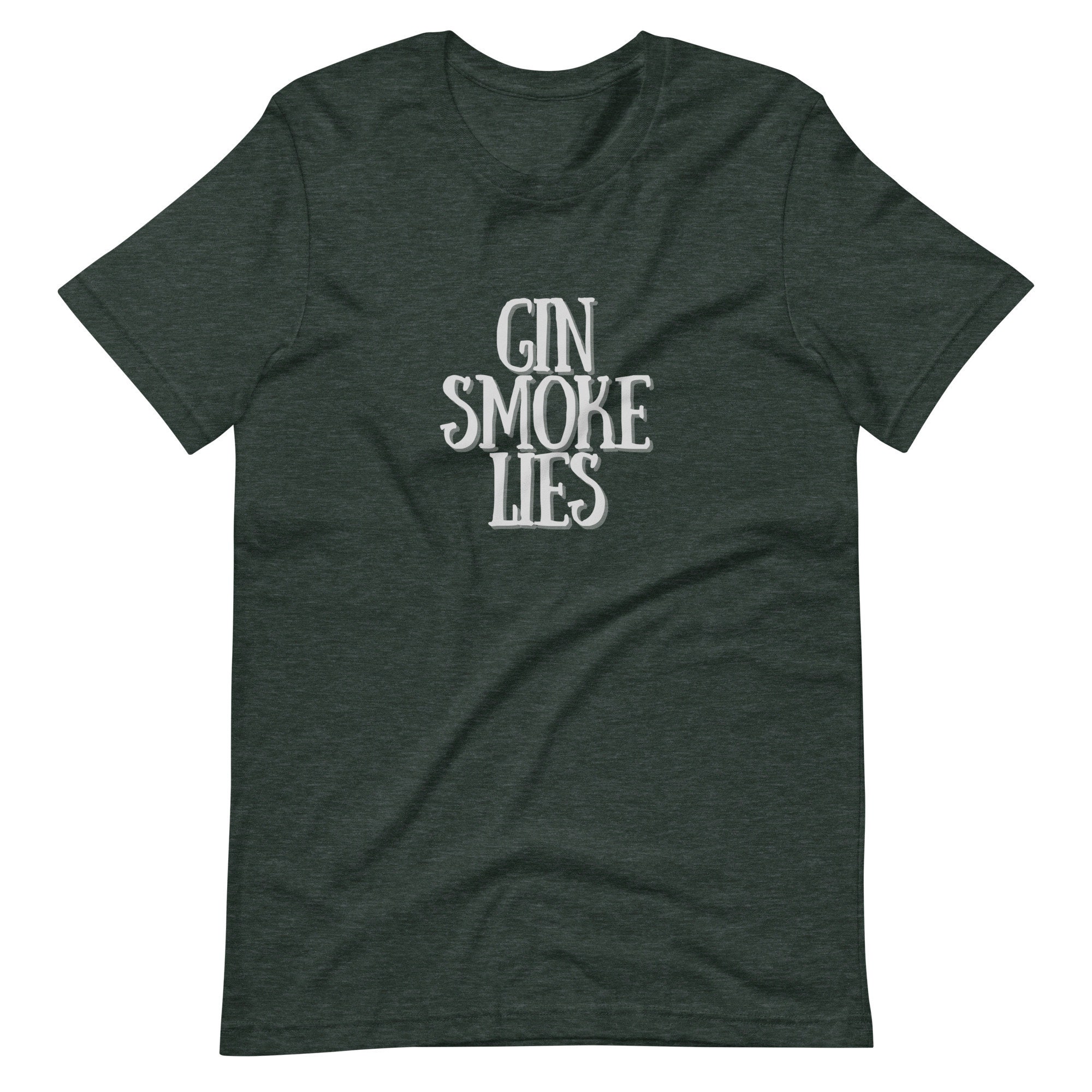 Gin Smoke Lies Unisex Tshirt Country Music Tee Concert Festival Shirt