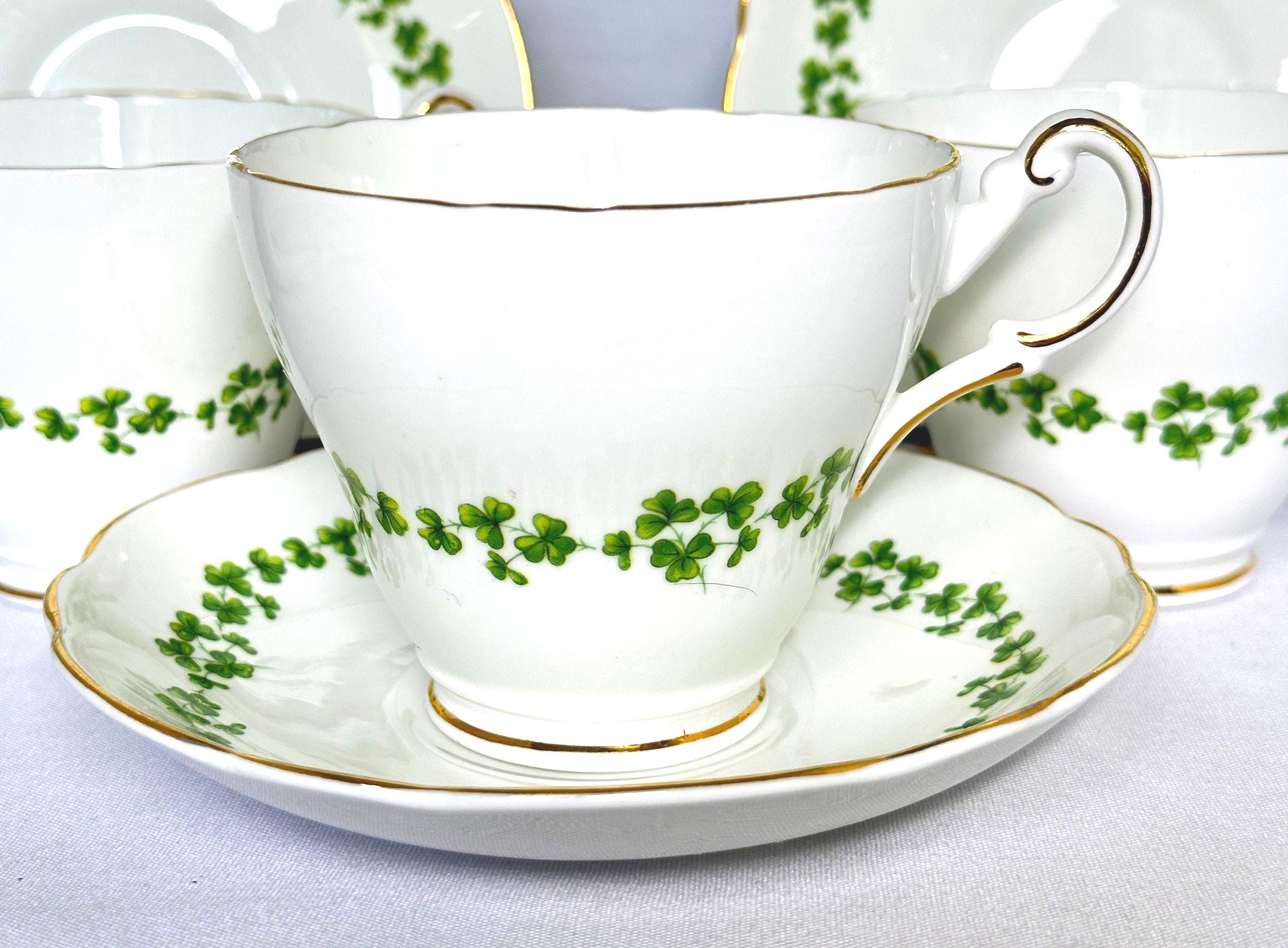 Clover Bone China Tea Set - Etsy