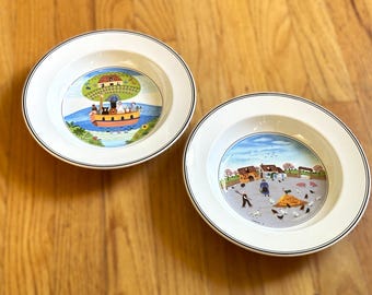 Villeroy & Boch Design Naif Soup Pasta Bowls Noahs Ark or Country Farm Yard Sold Separately