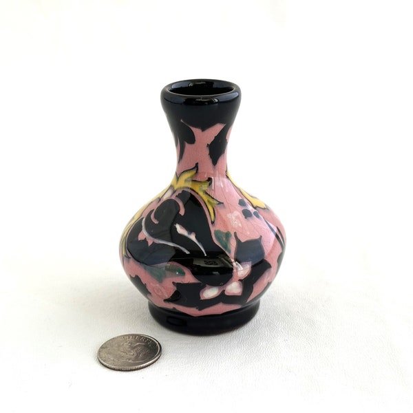 Gouda Miniature Regina Vase, 1920's Holland Art Pottery Vase