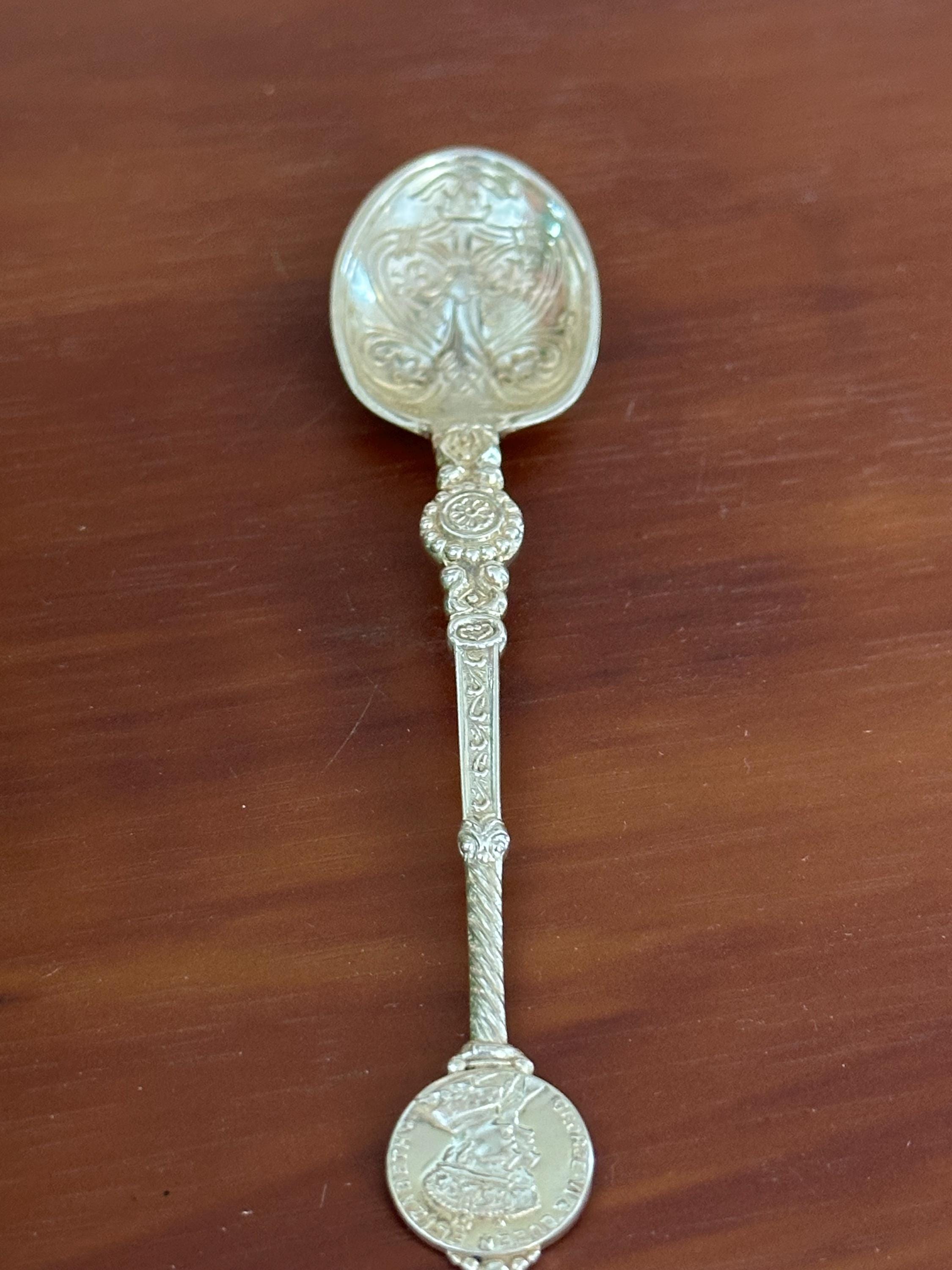 スターリングシルバーアノインティングスプーン1937 Coronation スターリングシルバーアノインティングスプーン1937 Coronation