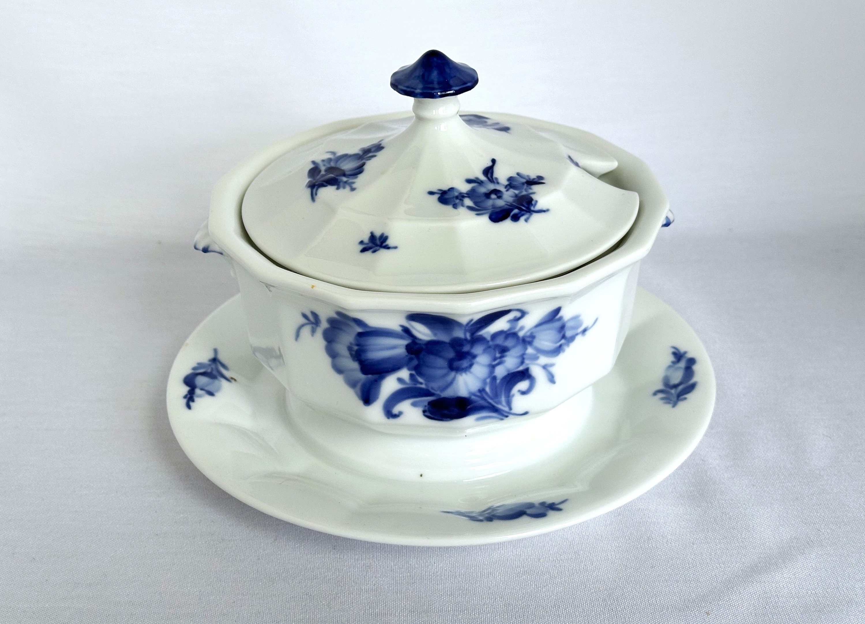 ロイヤルコペンハーゲン ブルーフラワー 磁器 ソースボート アンダー