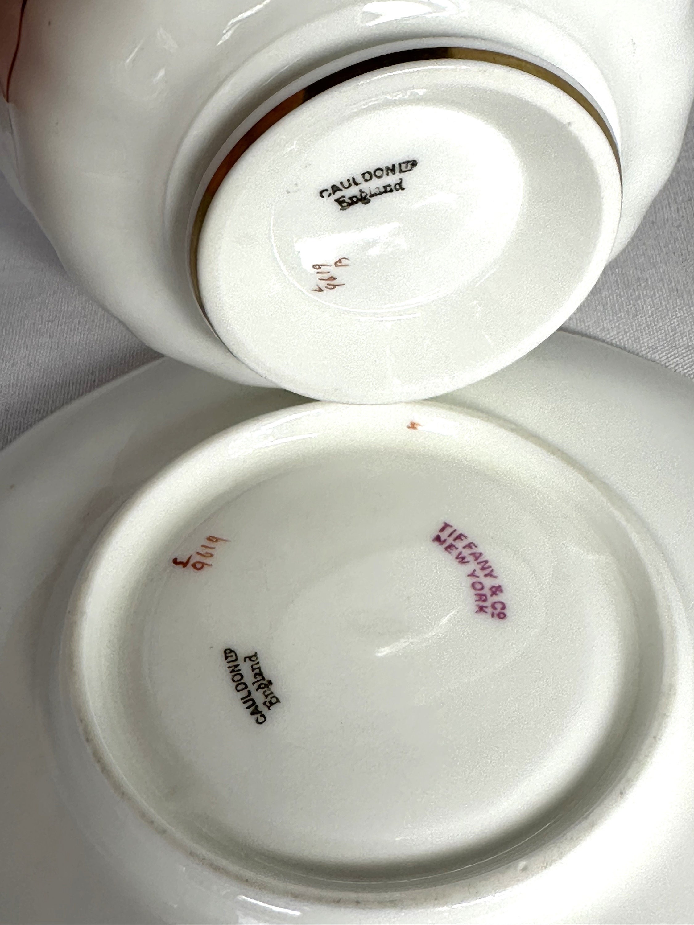 アンティーク ティファニー イングリッシュ ティーカップ セット（プチ