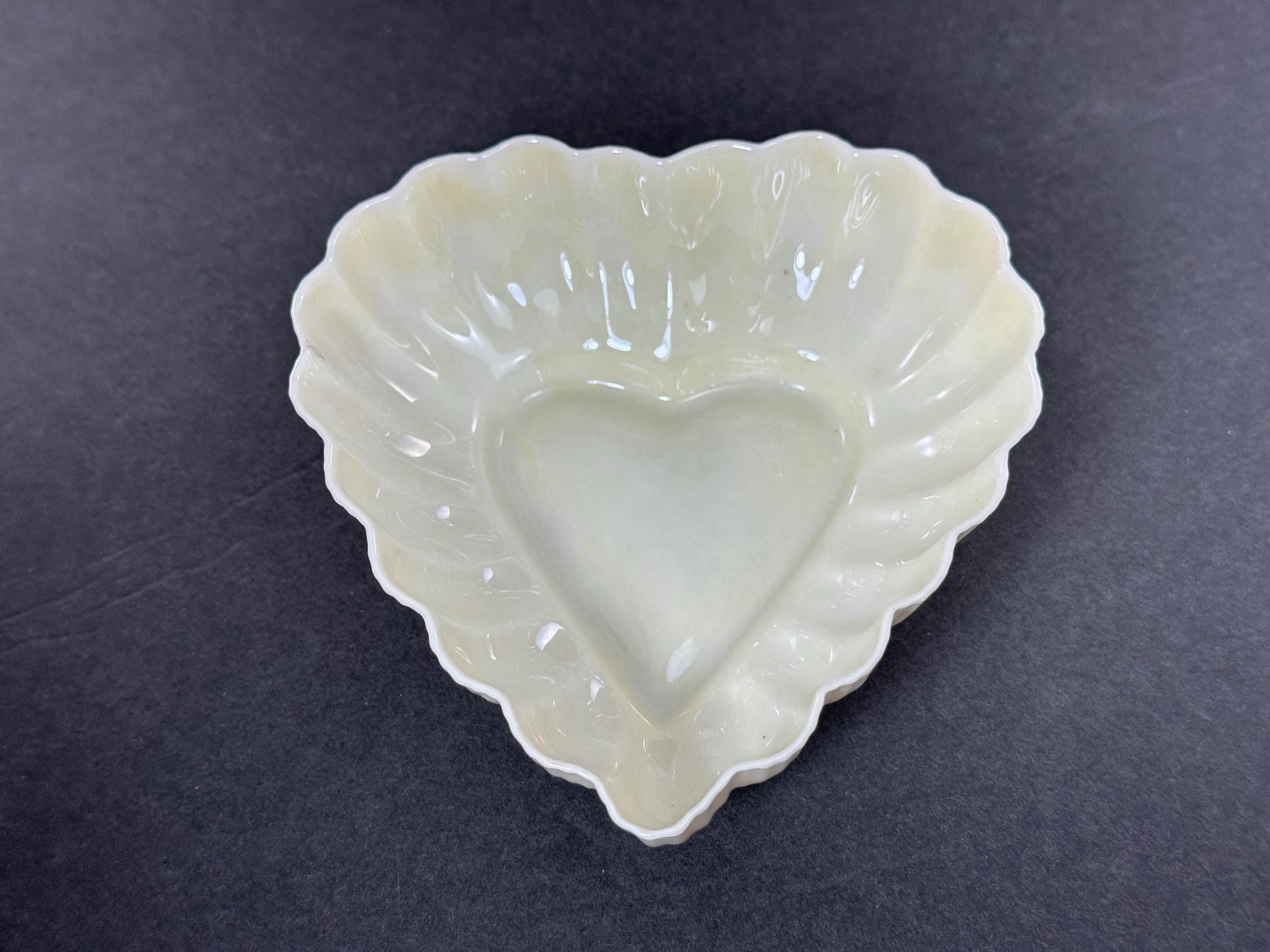 Belleek ベリーク ハートの盛皿 Vintage Belleek Basket - Etsy