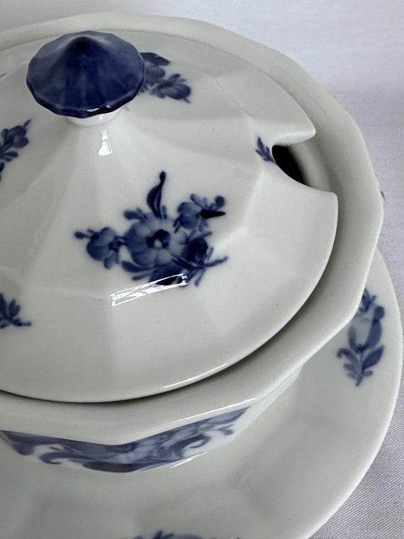 ロイヤルコペンハーゲン ブルーフラワー 磁器 ソースボート アンダー