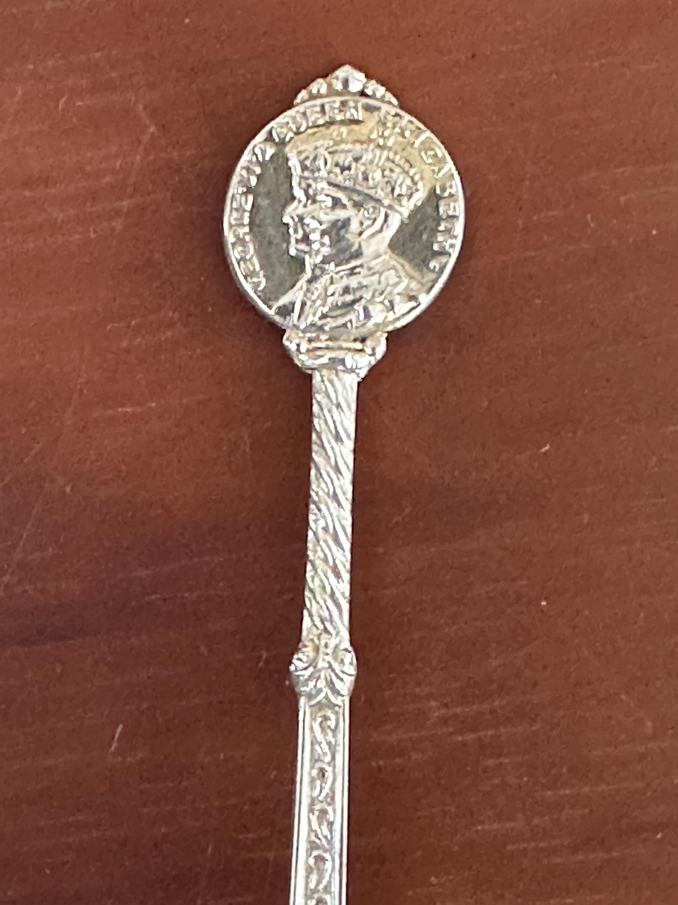 スターリングシルバーアノインティングスプーン1937 Coronation スターリングシルバーアノインティングスプーン1937 Coronation