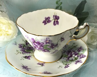 Fine Bone China Free Standard Shipping in the U.S.A. Hammersley Victorian Violets Large 13 inch Platter Made in England