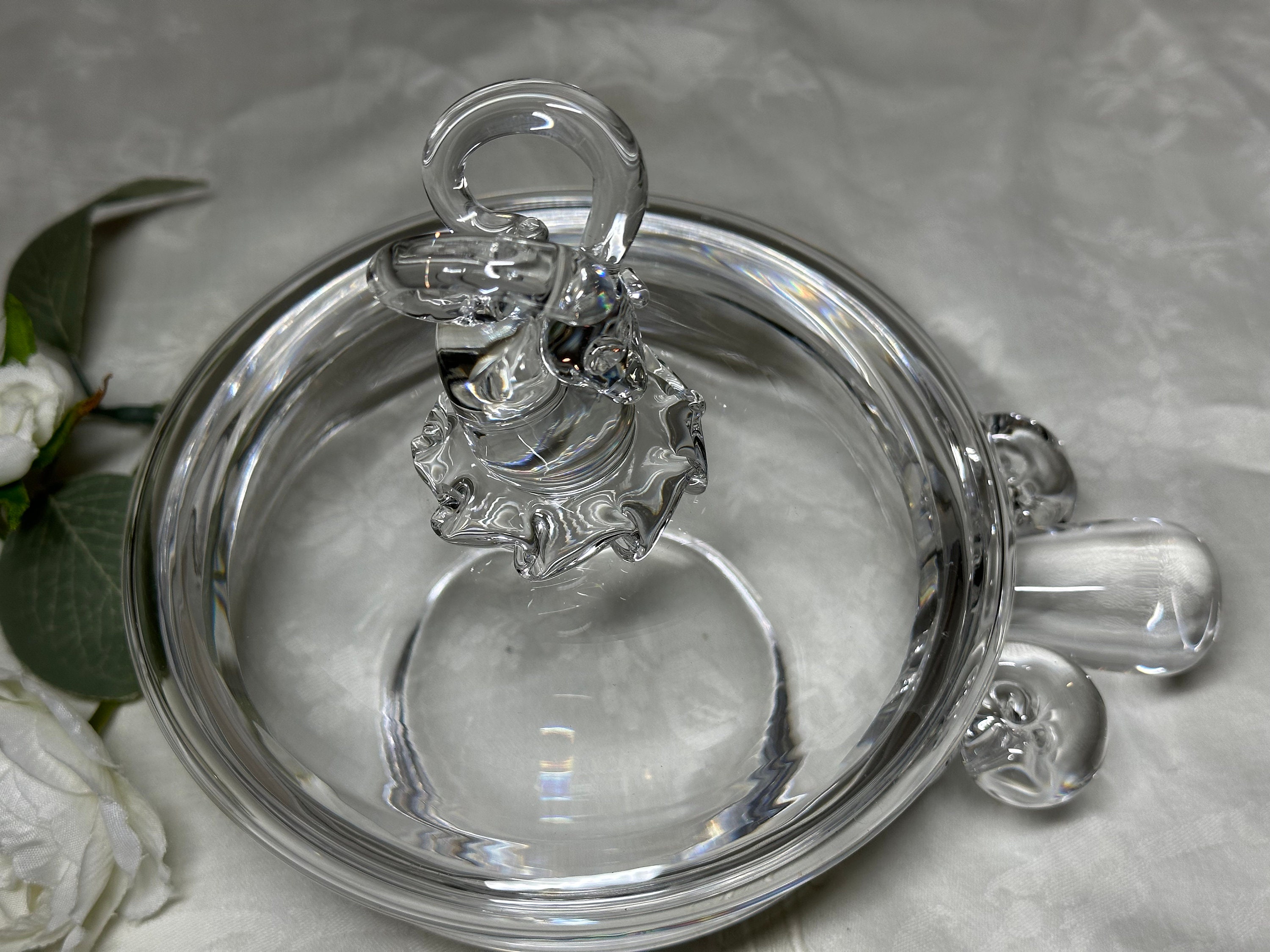 Steuben Art Glass Porringer and Rams Head Porringer Dish Etsy