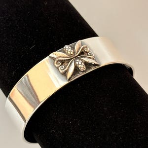 Georg Jensen Sterling Silver Cuff Bracelet – Mid Century USA Modernist Style Bracelet